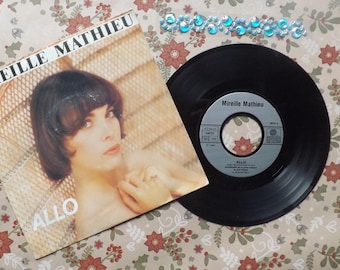 45t 7" MIREILLE MATHIEU. Allo. 1984.