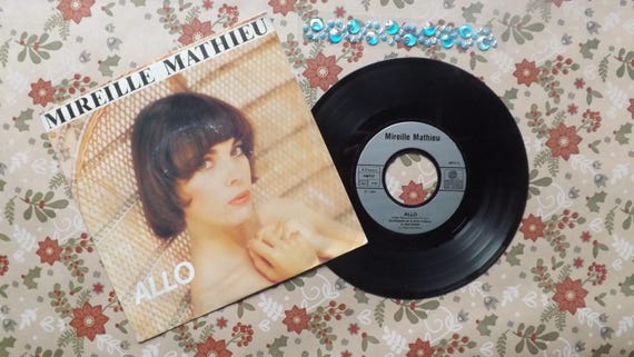 45t 7" MIREILLE MATHIEU. Allo. 1984.