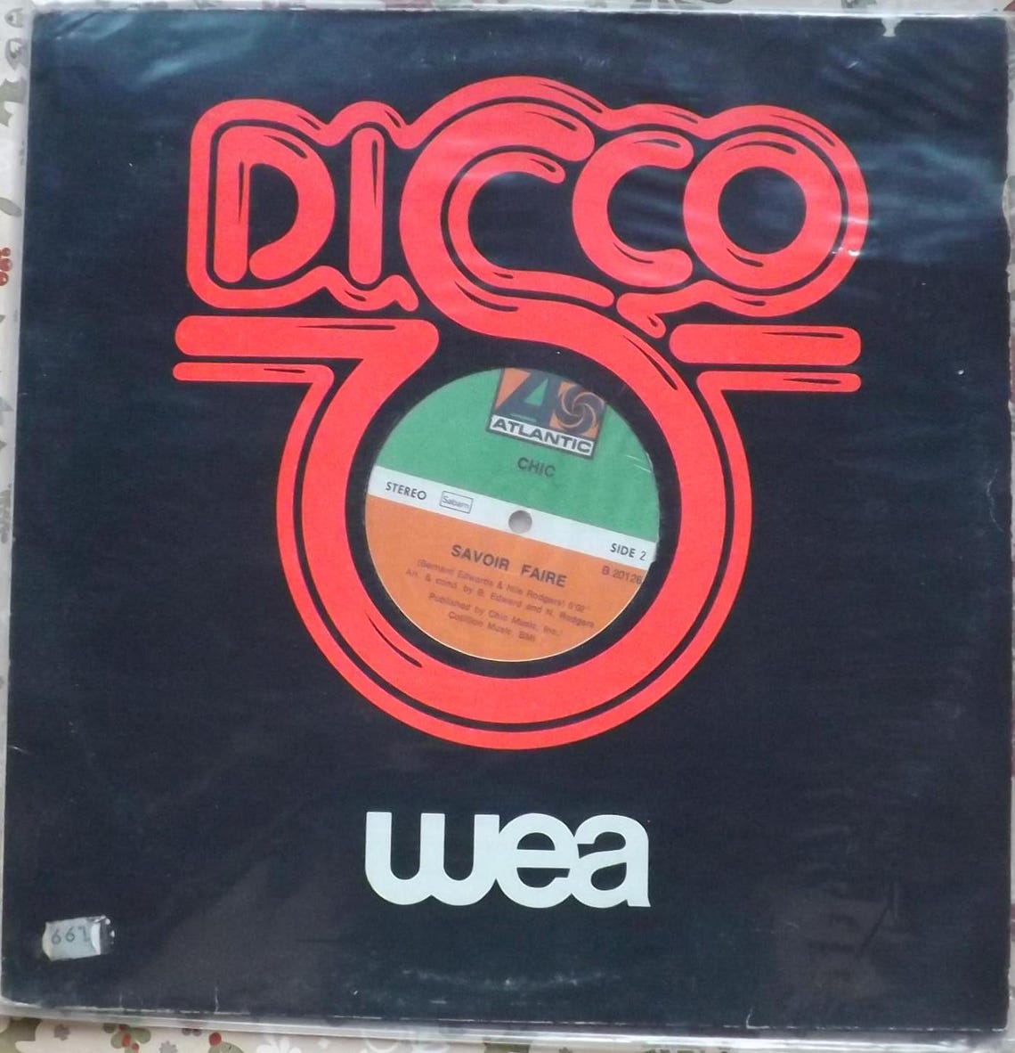 Maxi 45t. 12".   CHIC.  Le freak.   1978.  (Disco) .Vinyle Orange., foto 2 de 4