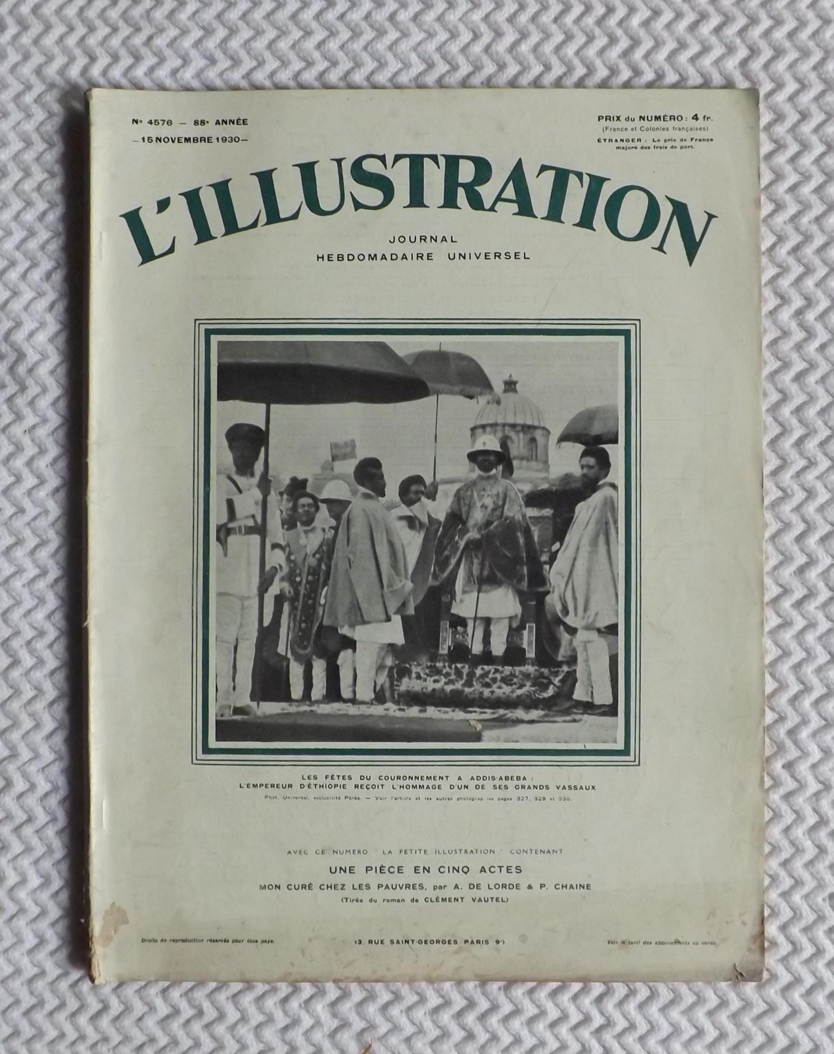 1930 French Magazine L Illustration - Etsy UK