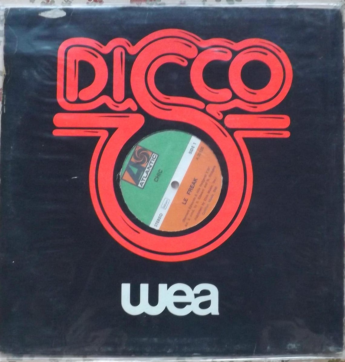 Maxi 45t. 12".   CHIC.  Le freak.   1978.  (Disco) .Vinyle Orange., foto 1 de 4