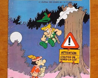 TINTIN Journal - French Edition. 21st Year. Issue 1097. 1969. Cover by TURK and DEGROOT.