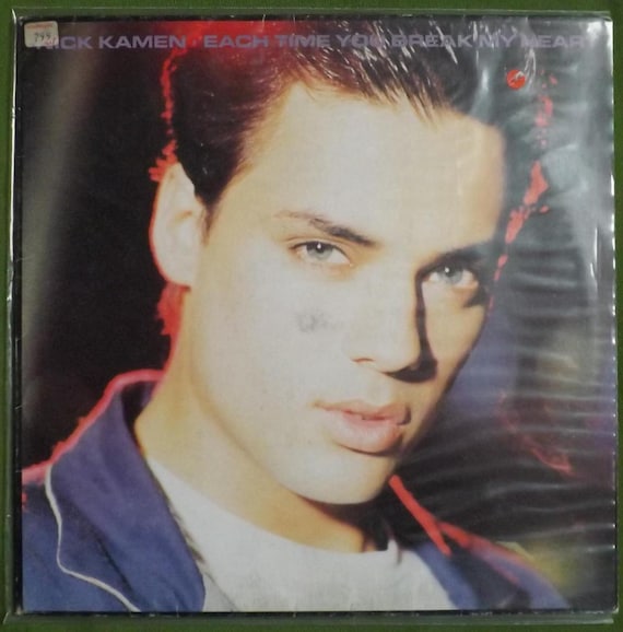 Maxi 45t. 12". NICK KAMEN. Each Time You Break My Heart. 1986. (Pop Rock)