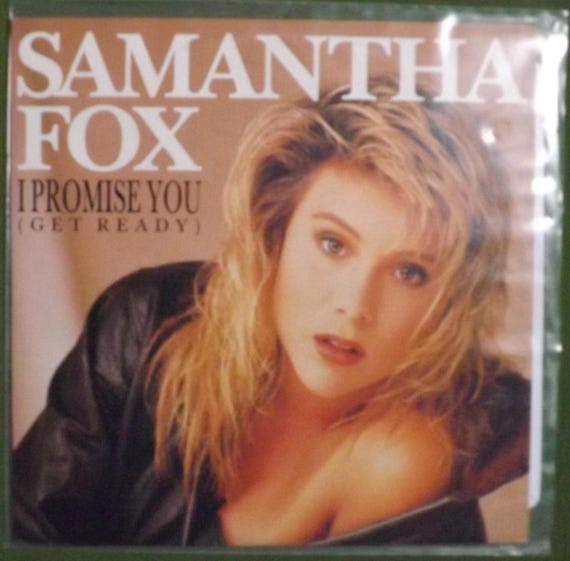 Maxi 45t. 12". SAMANTHA FOX. I Promise You. 1987. (Pop Rock)