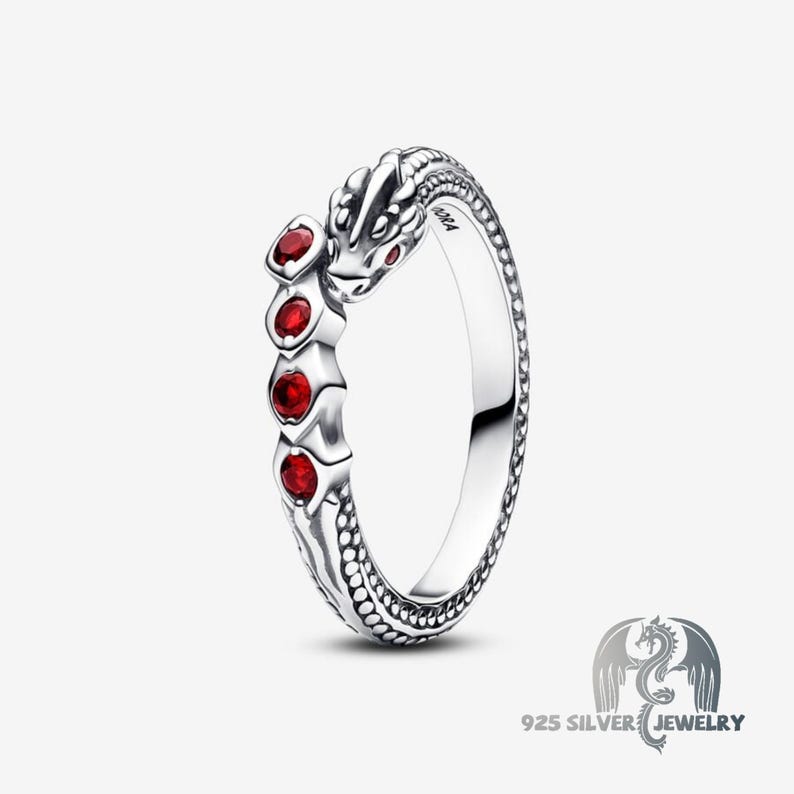 S925 Sterling Silver Snake Ring - Adjustable Punk Gothic Wrap Ring For Women & Men - View #5