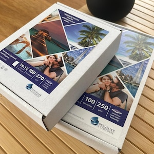 A6 A5 Premium Digital Fotodruckpapier Postkartenrohlinge 300gsm ultrahochauflösend für Laser Trockentoner wie Fuji Postkartendrucker CX3240