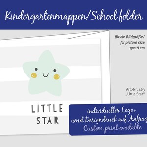 Passepartout school photo folder for photos 13x18cm portrait landscape sturdy cardboard kindergarten folder photo folder no plastic