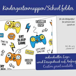 Passepartout school photo folder for photos 13x18cm portrait landscape sturdy cardboard kindergarten folder photo folder no plastic
