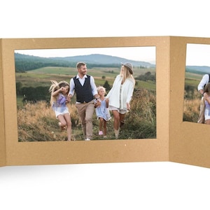 Photo 13x18 - 18 x 24 cm dossier photo scolaire en carton kraft brun dossier maternelle dossier photo dossier de soumission couverture d'impression photo dossier photo impression vintage