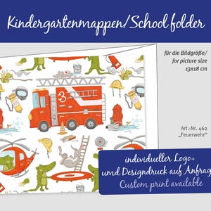 Passepartout Schulfotomappe Nr. 462 für Fotos 13x18cm hoch quer Tasche fester Karton Kindergartenmappe Fotomappe Hortmappe ohne Plastik