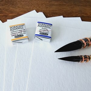 10 blanko Aquarell A6 Postkarten Hahnemühle 250g original Burgund naturweiß matt unliniert säurefrei alterungsbeständig Künstlerpapier bulk