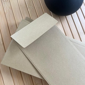Kraft C6 C5 C4 Luxury Premium Cotton Envelope Fedrigoni Materica 120 gsm also 17x17 + DL 4 Colors Wet Glue