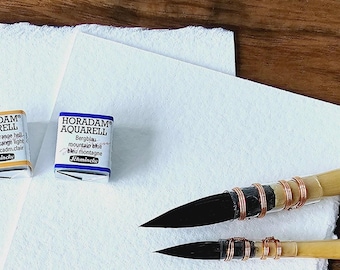 10 blank watercolor postcards Hahnemühle 300g original Britannia natural white matt unlined acid-free age-resistant artist paper bulk