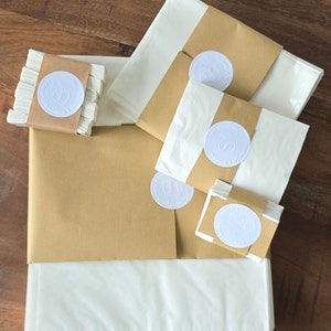 25 Flachbeutel Pergamin Tüte 20 Größen 45gsm lebensmittelecht inkl. Leim Backofengeeignet bis 220 Grad Vegan Bio Halal no Plastics