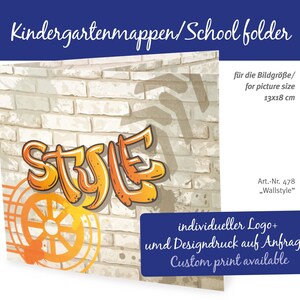 Passepartout school photo folder for photos 13x18cm portrait landscape sturdy cardboard kindergarten folder photo folder no plastic