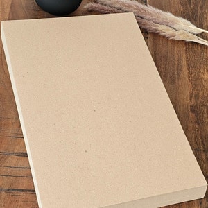 30x DINA6 A5 A4 A3 papelão kraft resistente reciclado papelão natural papelão de refrigerante papelão artesanal marrom toque bonito tamanhos médios 300g