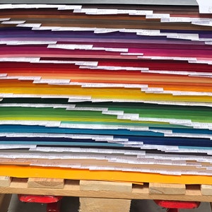 card blanks in 57 Colors Premium Recycling DINA6 DINA5 DINA4 DINA3 270g and various US UK sizes Cardstock paper from Europe vibrant colors