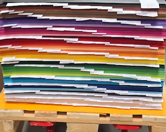 cartões em branco 57 cores papelão reciclado premium cartão fotográfico pequenos formatos DINA6 DINA5 DINA4 DINA3 folhas papel cartão da Europa 270g