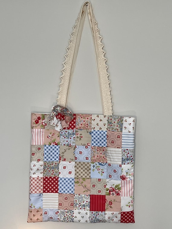Liberty Print Patchwork Cotton Tote Bag Ireland