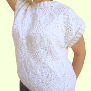 vest, angora vest, white vest, sweater, jumper, clothes, women&#39;s jumper, men&#39;s jumper, wool sweater, alpaca jumper, mohair sweater