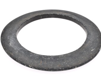 Antique inscribed Tuareg bracelet AHBEG from Algerian Sahara. Old Serpentine stone ethnic bracelet