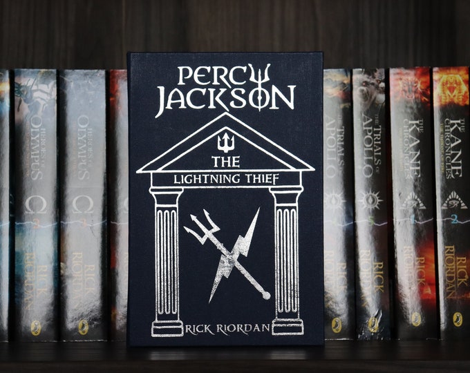 Percy Jackson and the Lightning Thief Rebound Book | Hand Made, Rebind ...