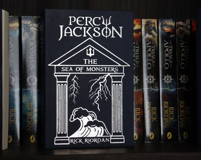 Percy Jackson and the Sea of Monsters Rebound Book | Hand Made, Rebind ...
