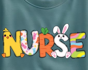 Cute Easter Nurse Bunny PNG, Medical Clipart (Digital Download)