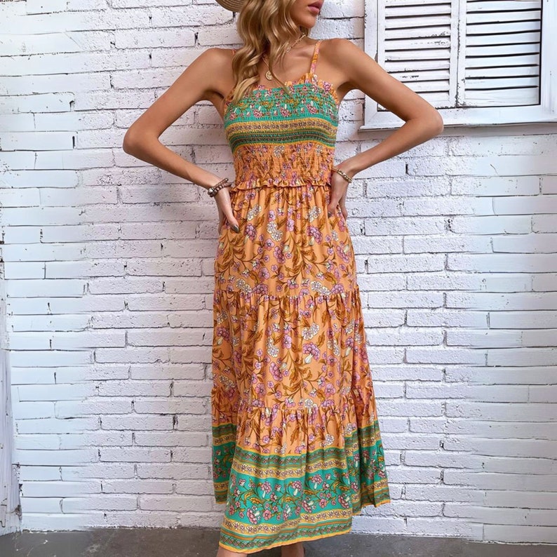 Juniper | Women’s Boho Chic Floral Summer Dress