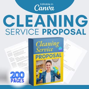 Cleaning Service Proposal Template: Ultimate Guide Bundle (Canva Editable) (Digital Download)