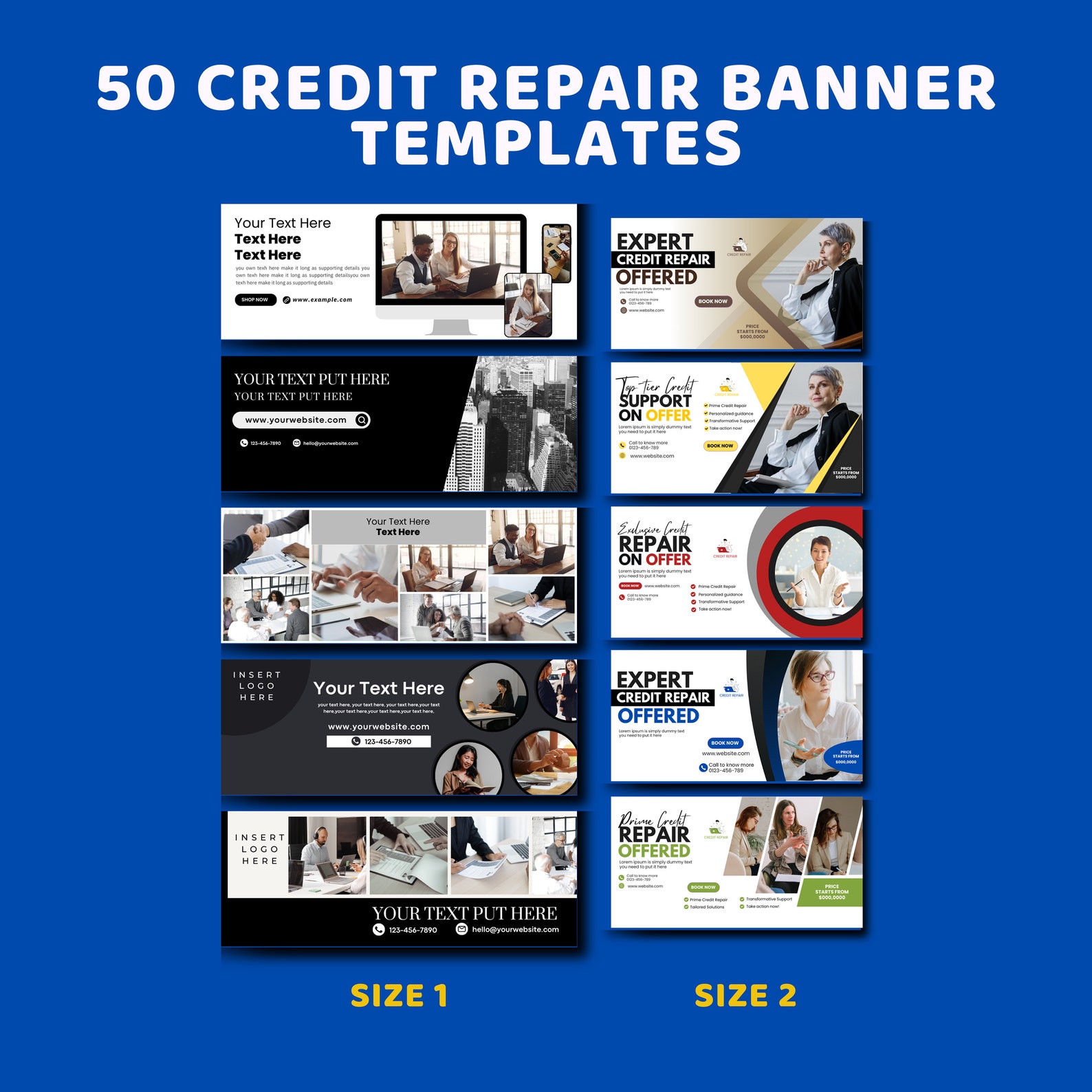 Credit Repair Facebook Cover Templates: 50+ Banner Designs (digital ...