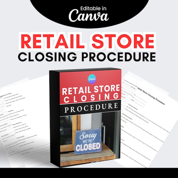 Store Closing Sign - Etsy