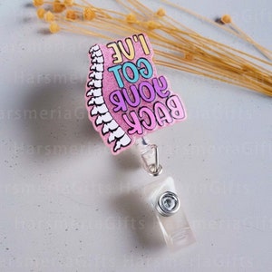 I've Got Your Back Badge Reel,Radiology Badge Reel,Funny Badge Reels,Orthopaedic Badge,Nurse Doctor Retractable Badge,Cute Badge,Nurse Gift