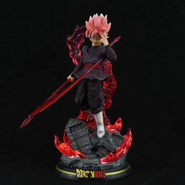 Super Saiyan Rose instant transmission statue