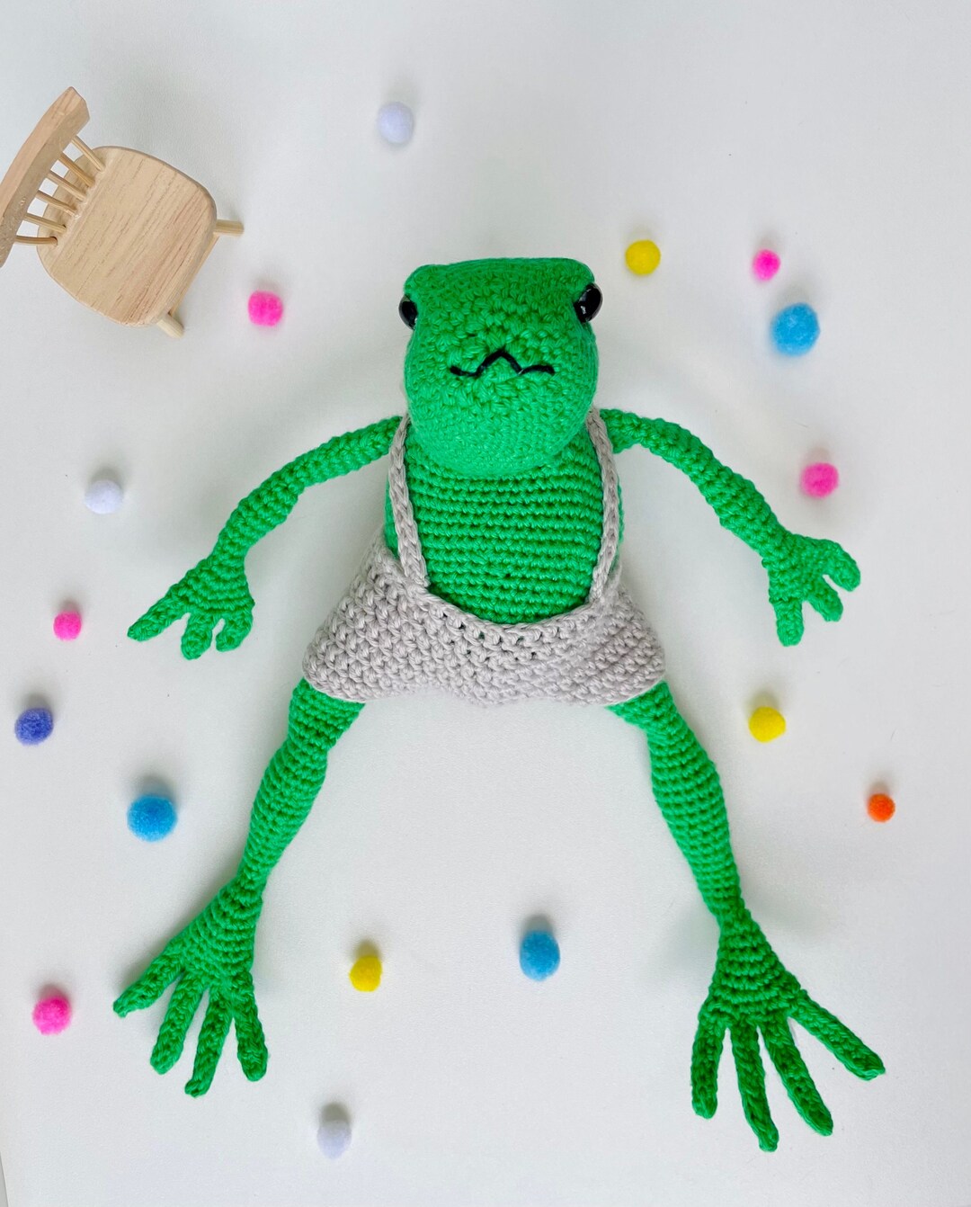 Laruokivi Kermit der Frosch Marionette 60 cm Frosch Plüschtier Weiches
