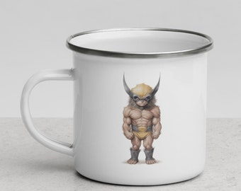 Taza de superhéroe bebé n.º 3: ¡Pequeña, peluda y ya un puñado!