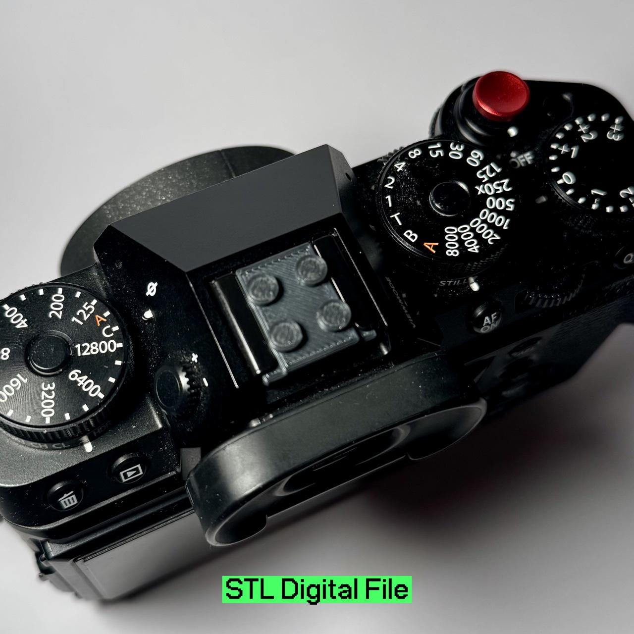 Lego-compatible Camera Hot Shoe Cover STL File (digital Download