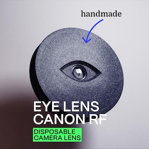 Obiettivo per fotocamera usa e getta Canon RF, accessorio Canon RF, obiettivo per fotocamera digitale, obiettivo per fotocamera Canon RF, attacco Canon RF, regalo obiettivo per fotocamera, obiettivo Dispo