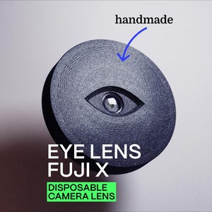 Monoclelens voor Fujifilm X: handgemaakte 28 mm f/10, gerecyclede wegwerpcameralens