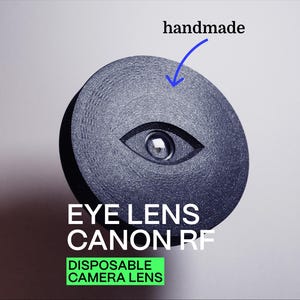 Monoclelens voor Canon RF: handgemaakte 28 mm f/10, gerecyclede wegwerpcameralens