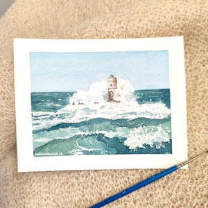 Dipinto originale ad acquerello (no stampa) 11x15cm circa
