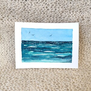 Dipinto originale ad acquerello (no stampa) 7,5x10cm