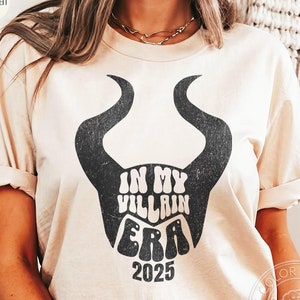 Custom In My Villain Era Shirt Birthday Sweatshirt T-Shirt Villain Era Tee Vintage Best friend Gift Personalized Tshirt in my era sweat 2024