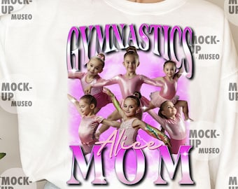 Personalized Gymnastics T-Shirt Design: Custom Photo PNG (Digital Download)