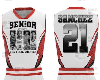 Personalized Senior Basketball Mama PNG: Custom T-Shirt Design (Digital Download)