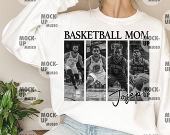 Personalized BASKETBALL Mom Player PNG: Custom T-Shirt Design (Digital Download)