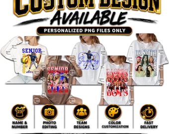 VIP Personalized PNG: Custom Photo Jersey Design (Digital Download)