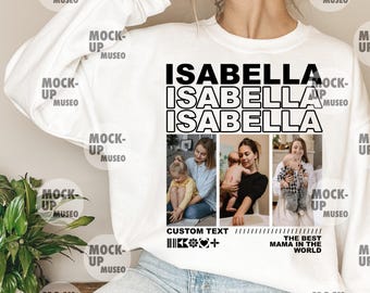 Custom Family Photo Collage PNG: Personalized Shirt Design (Digital Download)