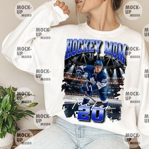 Personalisierte Hockey Mama PNG, Benutzerdefinierte Hockey Png, Benutzerdefinierte Mama, Benutzerdefinierte Hockey Dad T-Shirt Png, Benutzerdefinierte Foto Hockey Mama, Hockey Mama, Hockey Papa