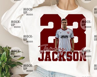 Personalized Soccer Player PNG: Custom Photo Design (Digital Download)